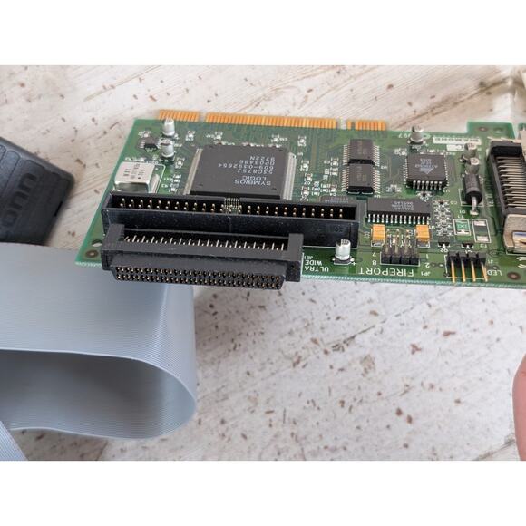Diamond Multimedia Fireport 40 Ultra Wide Rev C 1997 PCI Card SCSI Adapter Vtg - Picture 5 of 9